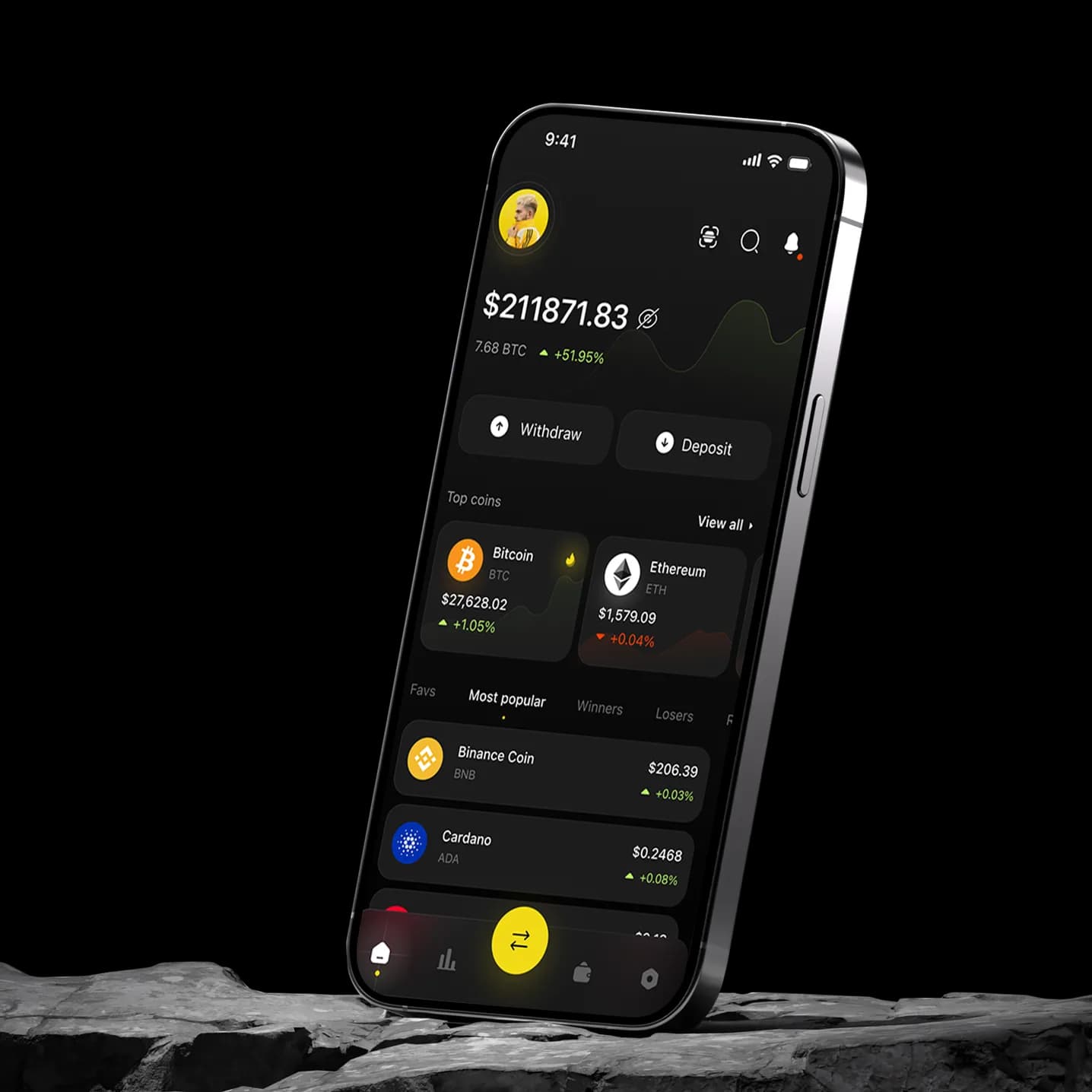 Crypto trading Mobile