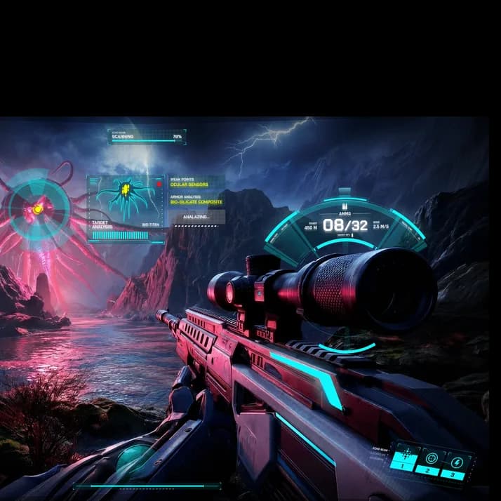 Diegetic Helmet HUD