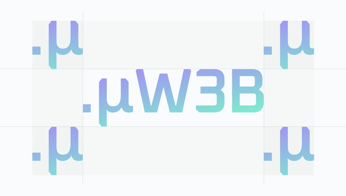 μW3B logo construction
